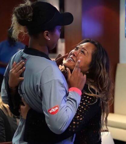 Tamaki Osaka with her daughter Naomi Osaka.